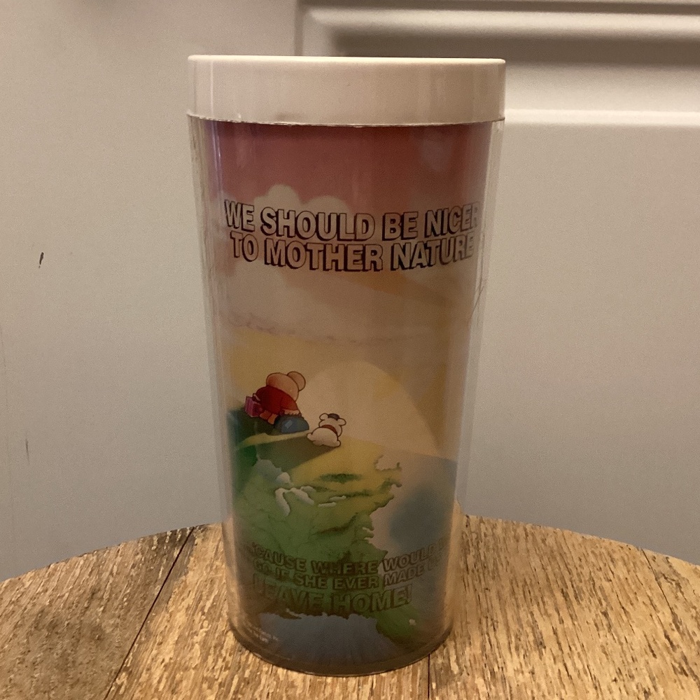 Vintage 1990 Ziggy and Friends WE SHOULD BE NICER TO MOTHER NATURE Cup